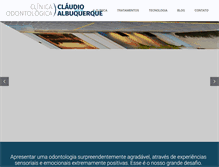 Tablet Screenshot of claudioalbuquerque.com